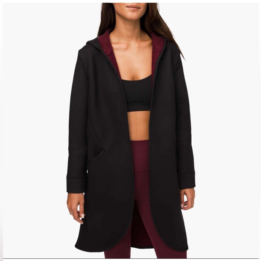Lululemon All Afternoon hooded cardigan sweater. Size XS.